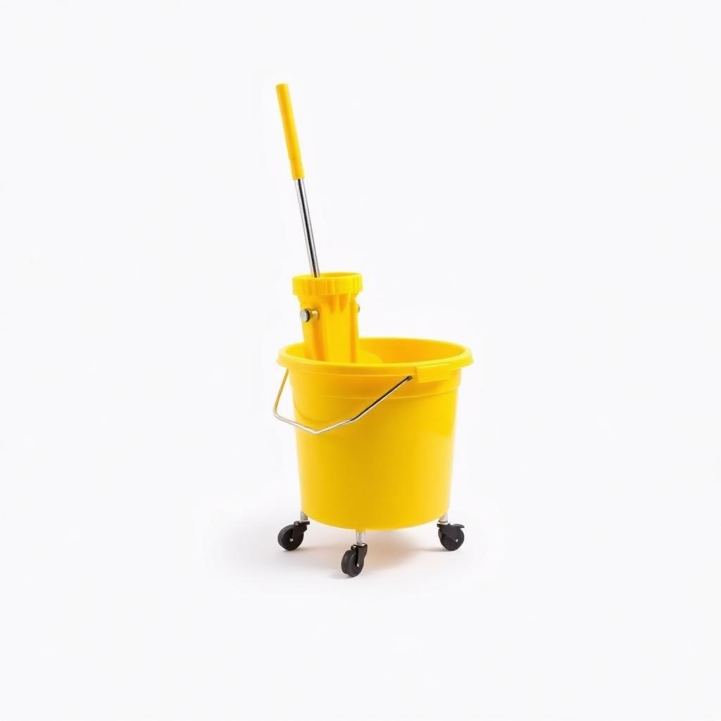 35 Qt. Yellow Mop Bucket & Side-Press Wringer